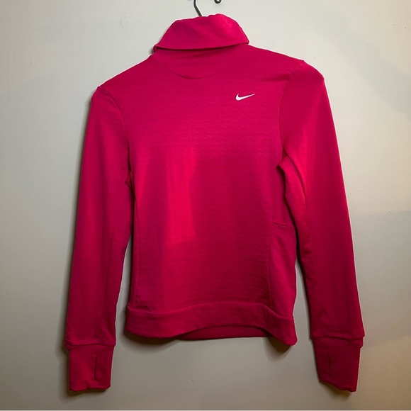 Nike Therma-Fit Element Running Sweatshirt Top Hot Pink Fireberry Women’s Sz XS - Picture 1 of 16